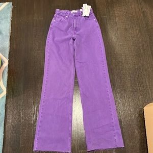 Zara purple woman’s jeans